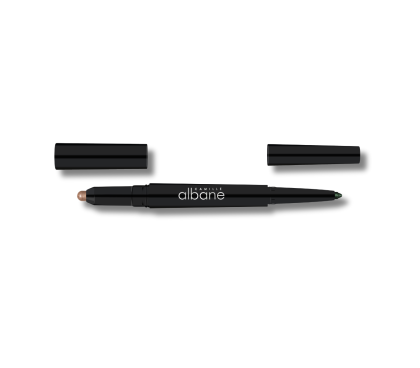 Stylo fard à paupières et crayon yeux - Bronze et vert profond