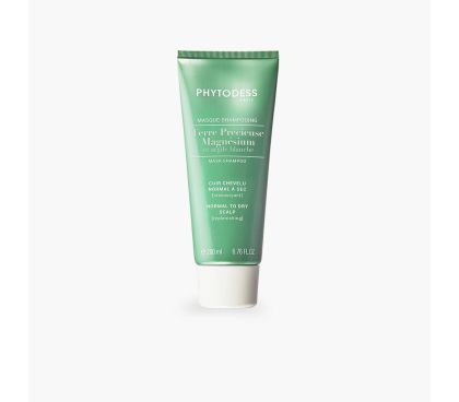 Terre précieuse - Magnésium et argile blanche - Masque-shampooing ressourçant