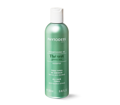 Shampooing au thé vert - Action anti-résidus