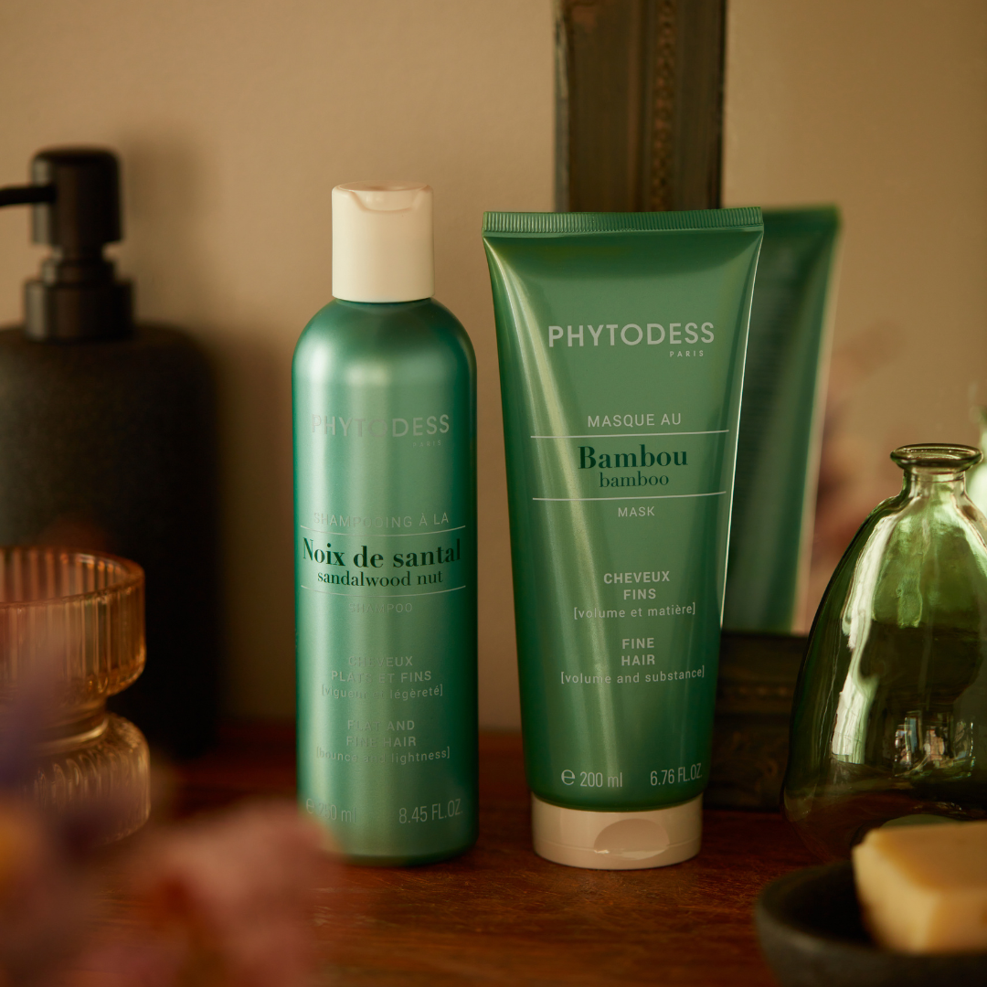 Masque au bambou - Cheveux fins