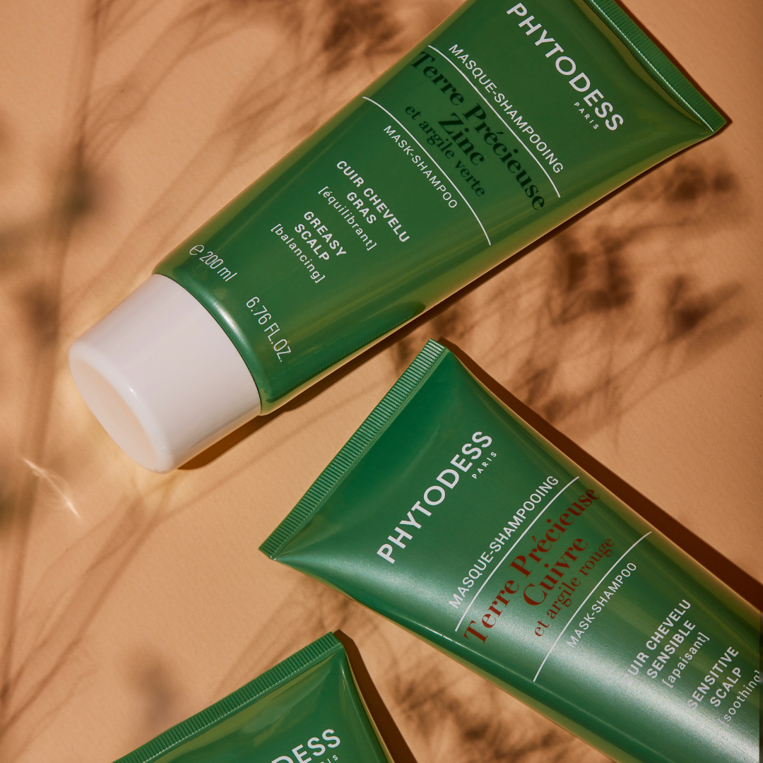 Terre précieuse - Cuivre et argile rouge - Masque-shampooing apaisant