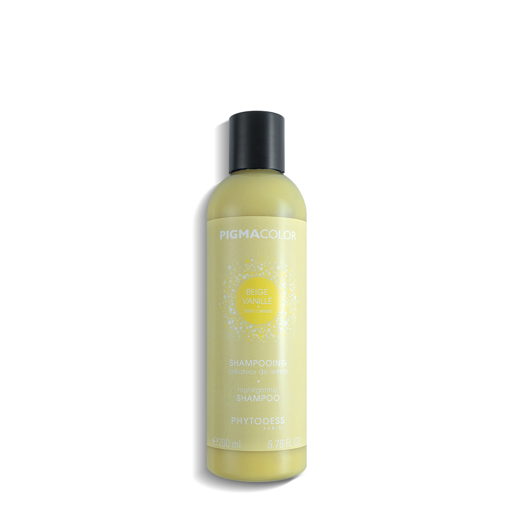 Shampooing créateur de reflets beige vanillé - Cheveux blonds à blonds très très clair