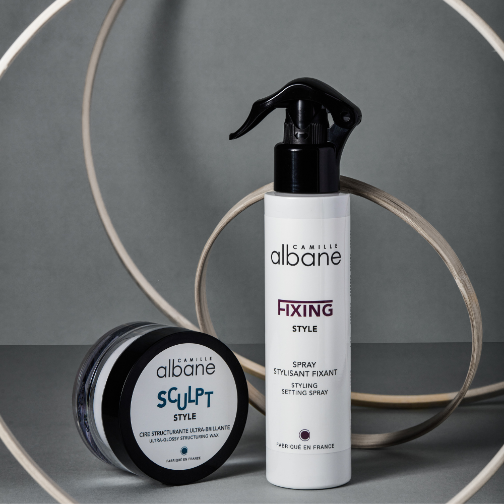 Spray stylisant fixant 